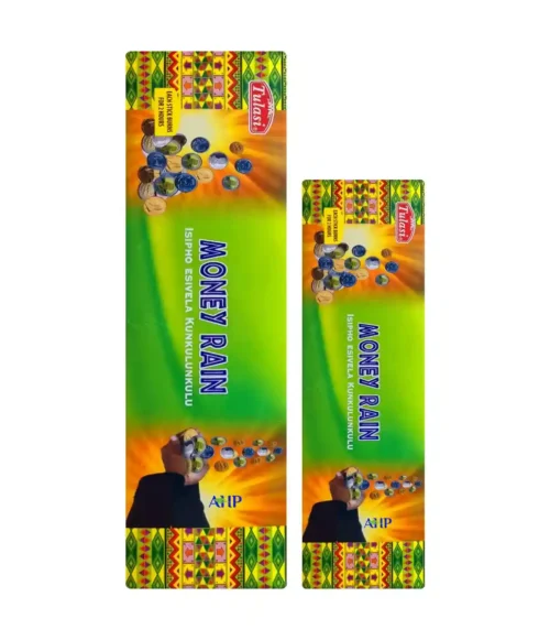 Money Rain Incense Sticks for Wealth Opener, Luck Booster and Cash Flow Magnet