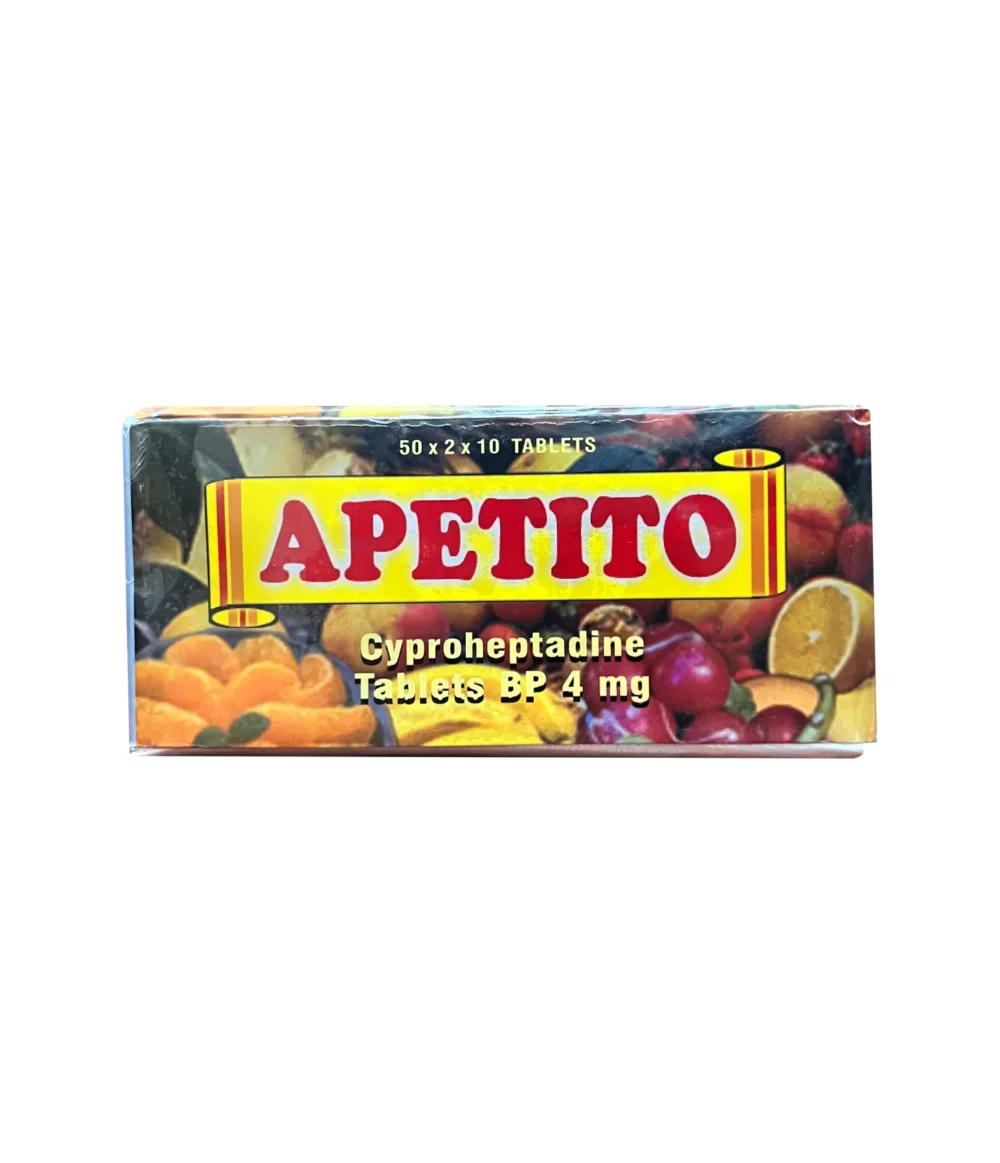 Apetito Appetite Booster Pills, 50 x 2 x 10 Tablets