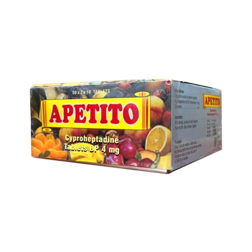 Apetito Appetite Booster Pills, 50 x 2 x 10 Tablets