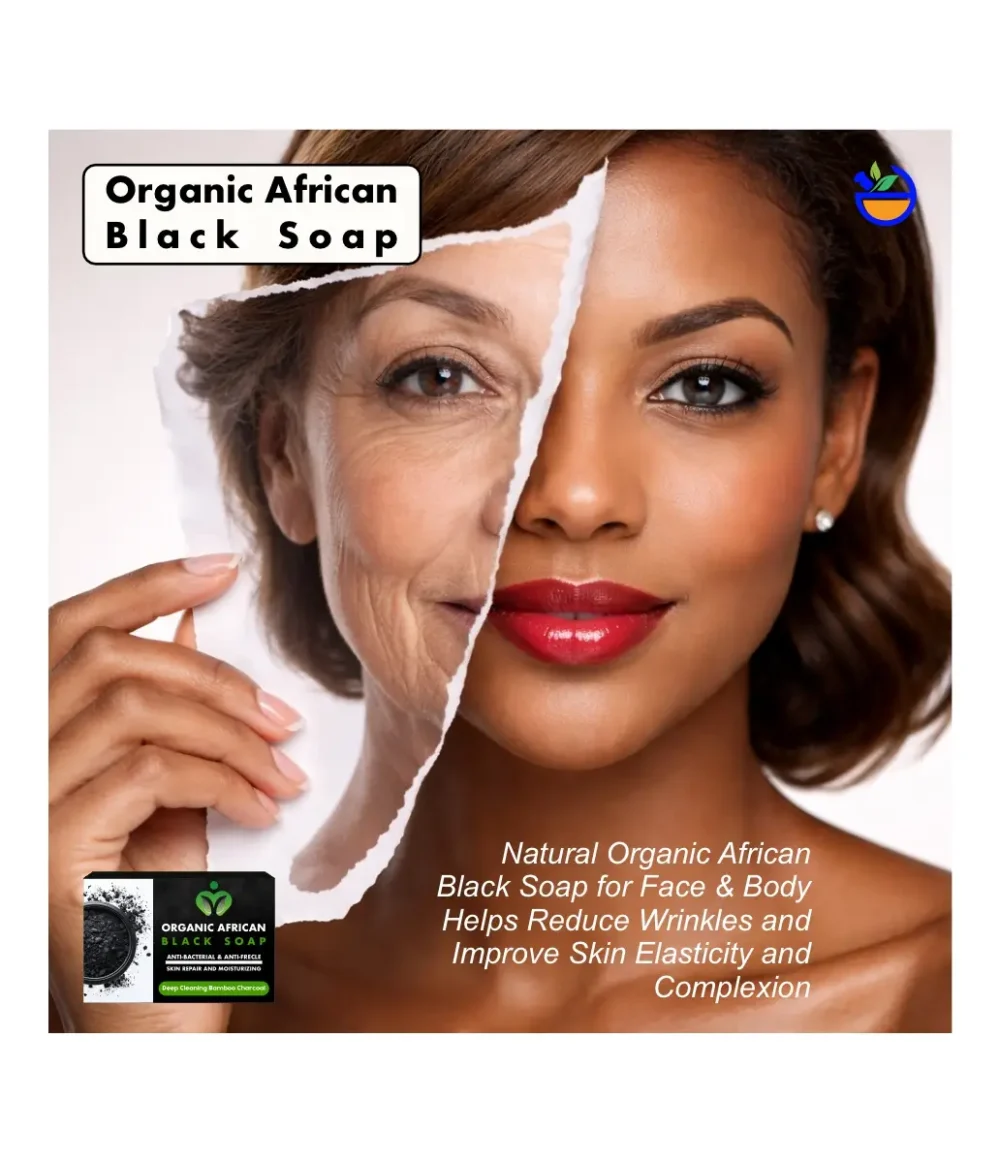 Powerful African Black Soap - Natural Organic Skin Cleanser
