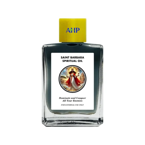 Saint Barbara Spiritual Oil, Ultimate Protection, Power Booster and Enemy Conqueror