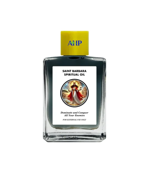 Saint Barbara Spiritual Oil, Ultimate Protection, Power Booster and Enemy Conqueror
