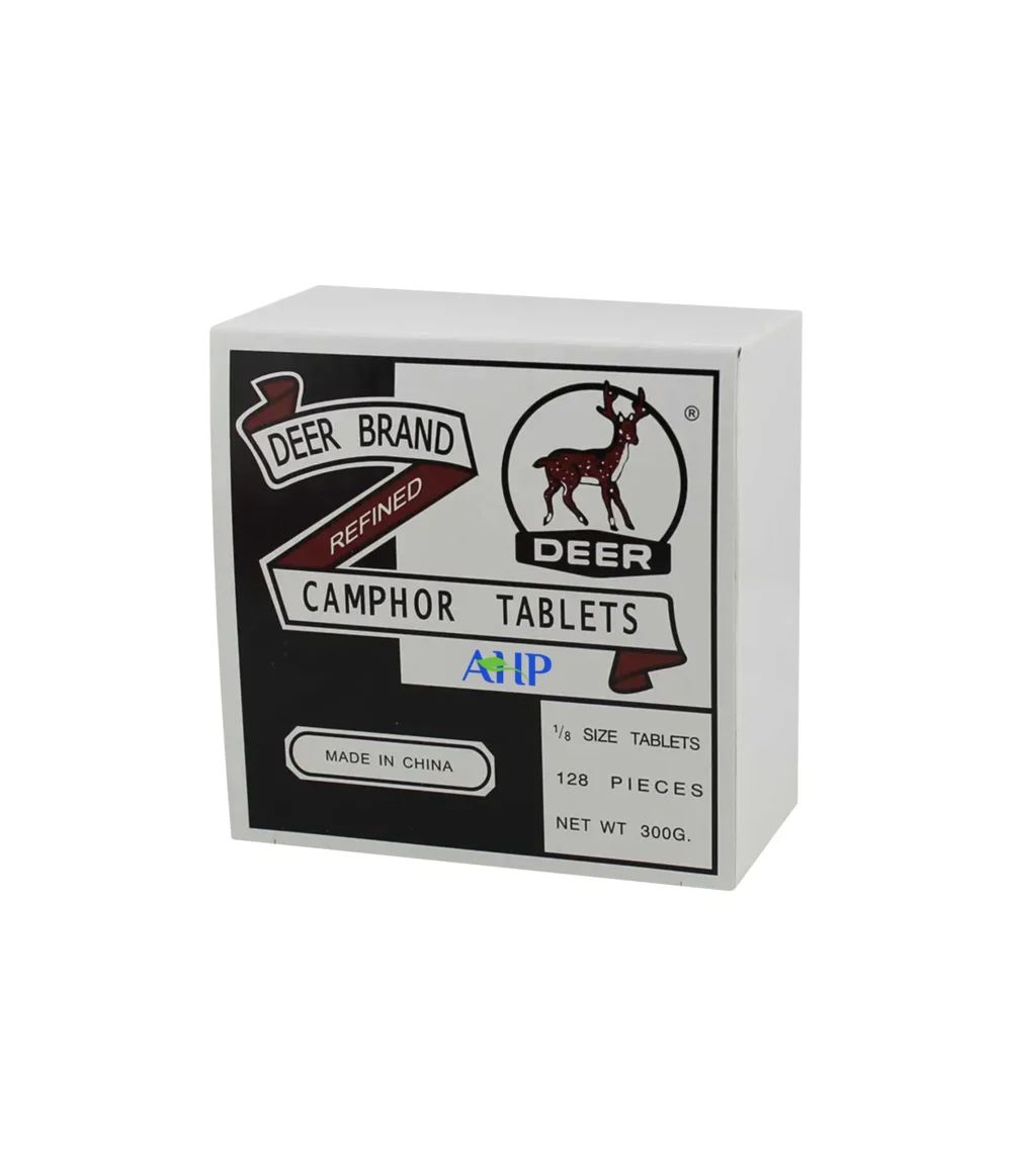 Camphor Tablets, Deer Brand Box