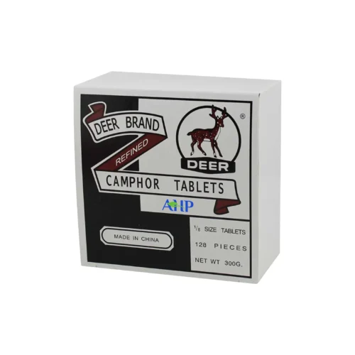 Camphor Tablets, Deer Brand Box