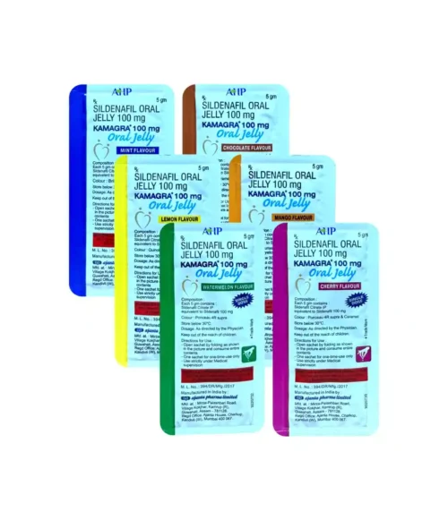 Kamagra Oral Jelly 100mg - For Libido and Stamina
