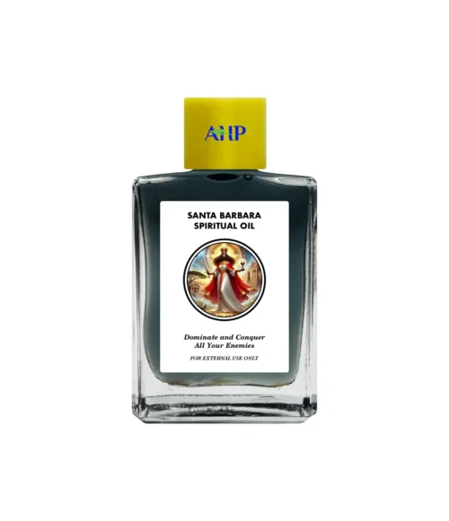 Saint Barbara Spiritual Oil - Ultimate Protection, Power Booster and Enemy Conqueror