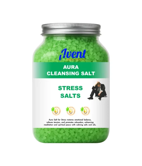 Aura Salt for Stress, Powerful Calm, Energy Cleanser and Inner Peace Restorer