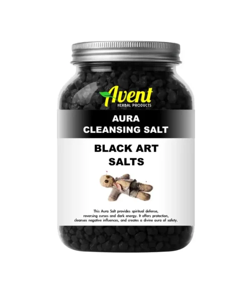 Black Art Aura Salt for Defense and Curse Reversal
