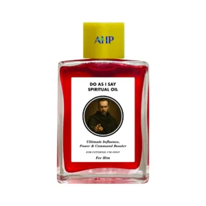 Do As I Say Spiritual Oil for Him, Ultimate Influence, Power and Command Booster