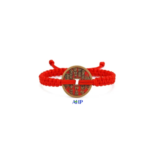 Golden Coin Charm Bracelet, Wealth Attractor and Daily Protection Talisman