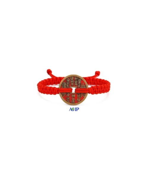 Golden Coin Charm Bracelet, Wealth Attractor and Daily Protection Talisman