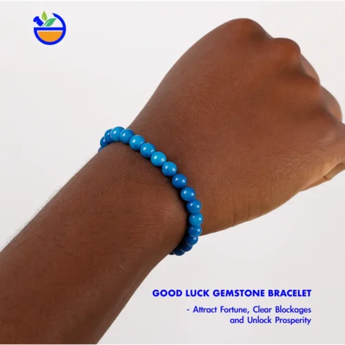 Good Luck Gemstone Bracelet, Attract Fortune, Clear Blockages and Unlock Prosperity