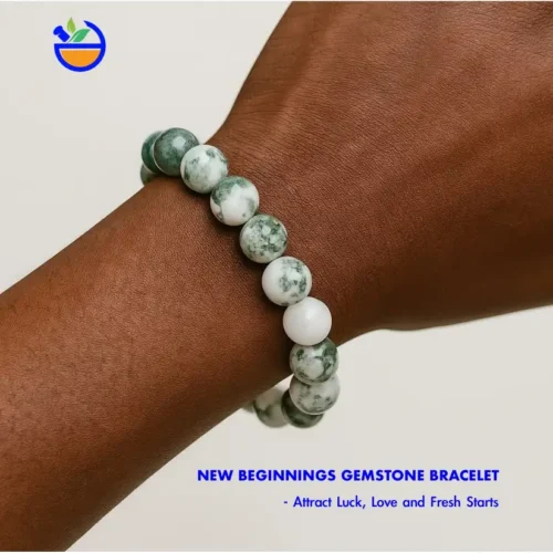 New Beginnings Gemstone Bracelet, Attract Luck, Love and Fresh Starts
