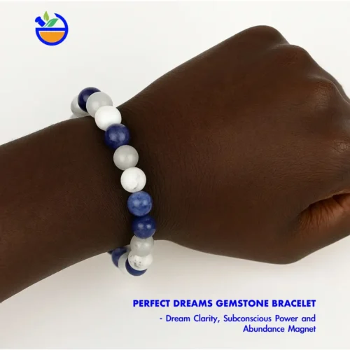 Perfect Dreams Gemstone Bracelet, Dream Clarity, Subconscious Power and Abundance Magnet
