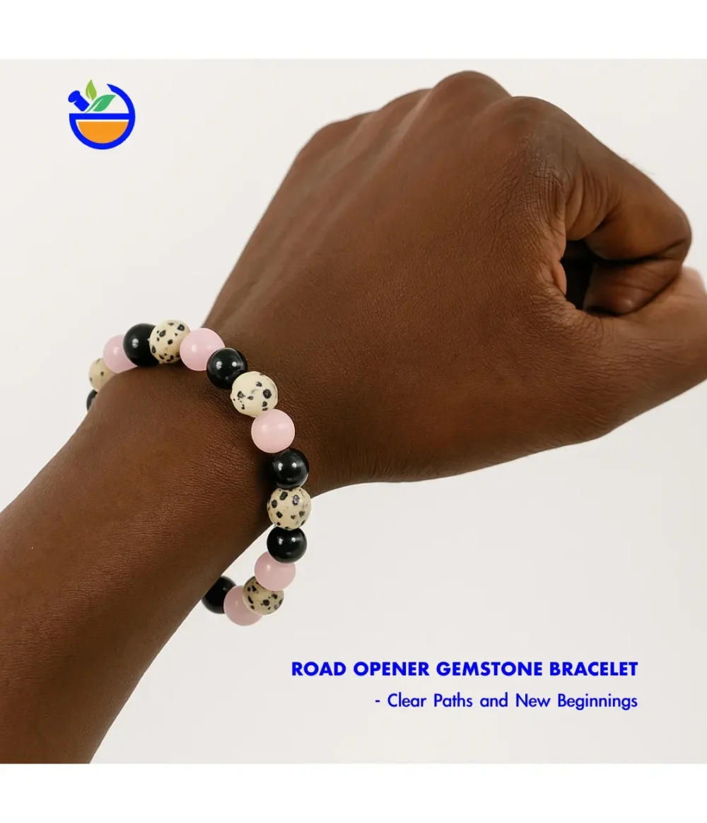 Road Opener Gemstone Bracelet, Clear Paths and New Beginnings