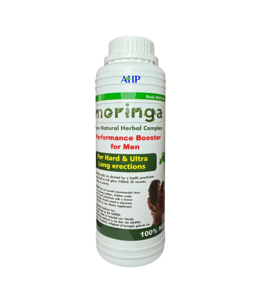 Moringa Male Performance Booster, Sexual Health and Strength, Stamina and Vitality Enhancer