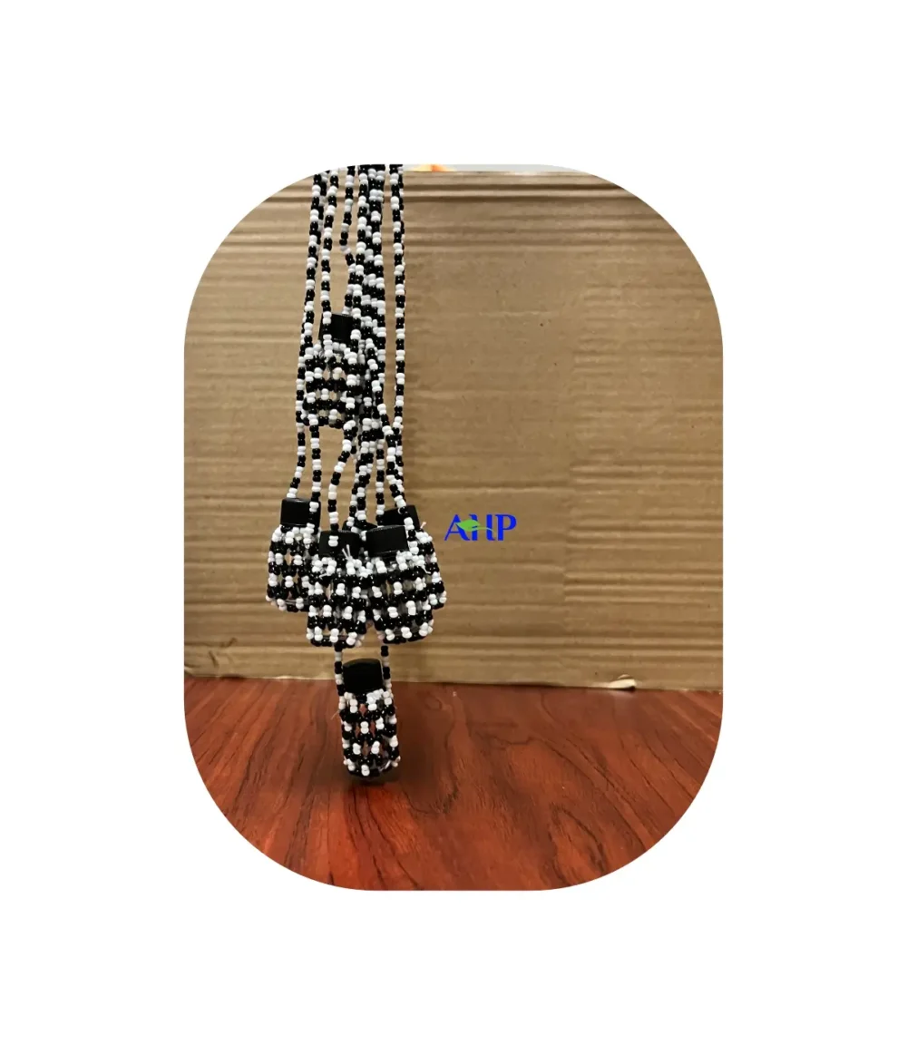 Muthi Bottle, Container Only, Black White