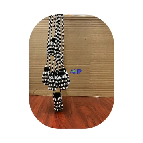 Muthi Bottle, Container Only, Black White