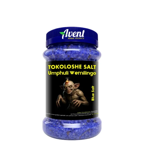 Tokoloshe Salt Blue, Umphuli Wemilingo - A powerful Hex, Spell, Curse Breaking spiritual Salt.