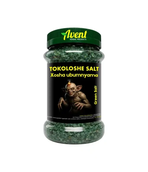 Tokoloshe Salt Green, Xosha ubumnyama - Removes curses, breaks hexes, witchcraft and negative energies