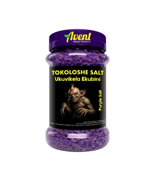 Tokoloshe Salt Purple, Ukuvikela Ekubini - Stop evil attacks from negative spirits