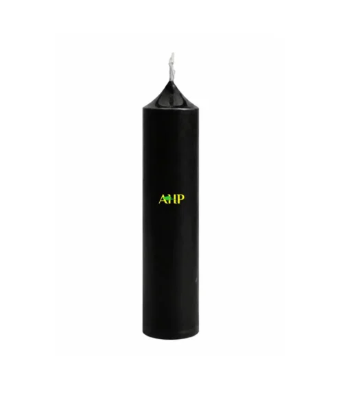 Black Ritual Candle - Black Spiritual Ritual Candle