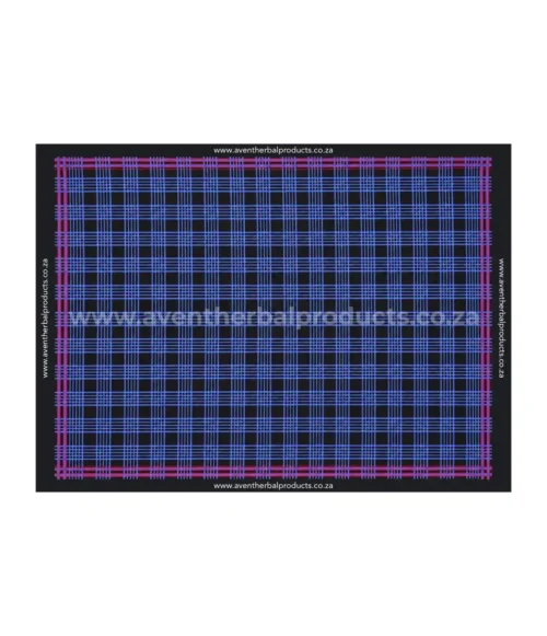 Sisambi Blue Khanga – Traditional African Polyester Wrap Cloth